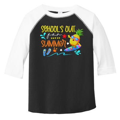 School Is Out For Summer Happy Last Day Of School Toddler Fine Jersey T-Shirt