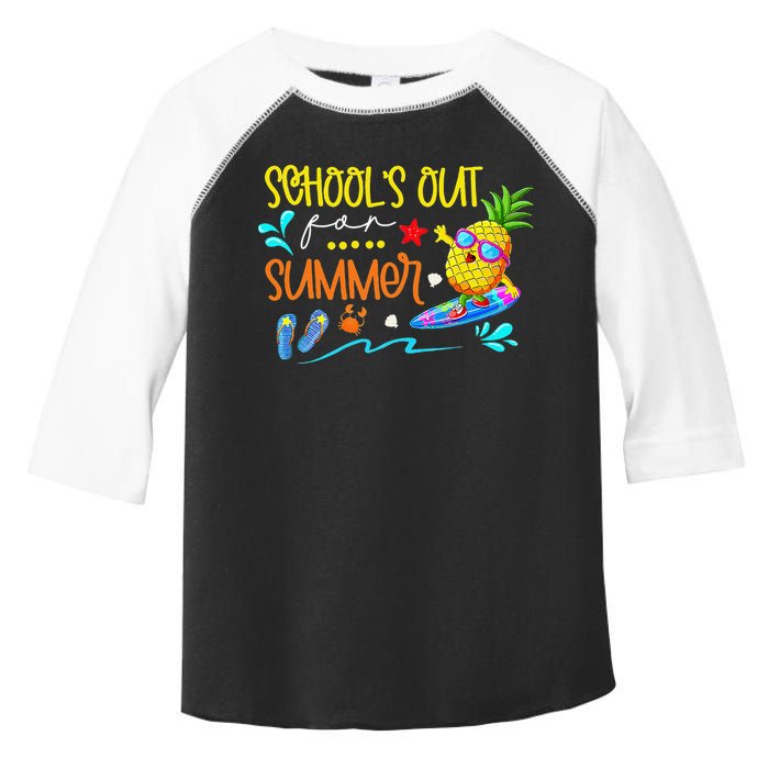 School Is Out For Summer Happy Last Day Of School Toddler Fine Jersey T-Shirt