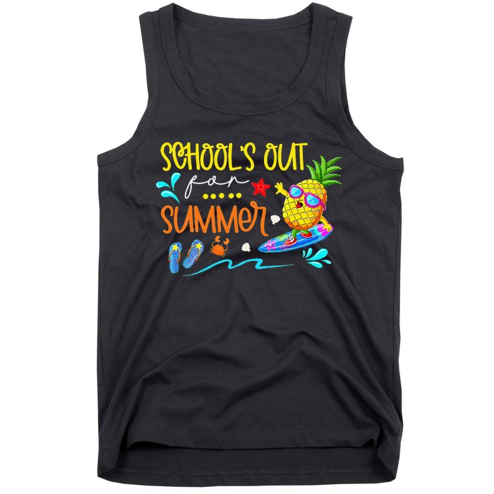 School Is Out For Summer Happy Last Day Of School Tank Top