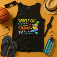 School Is Out For Summer Happy Last Day Of School Tank Top