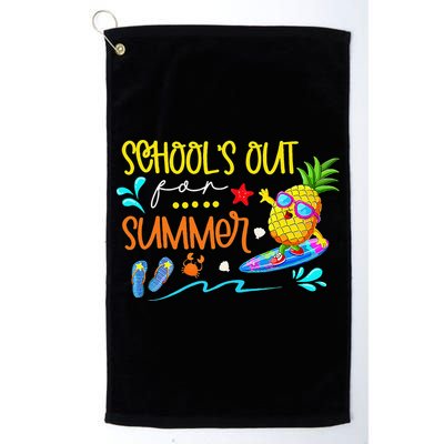 School Is Out For Summer Happy Last Day Of School Golf Towel