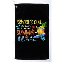 School Is Out For Summer Happy Last Day Of School Golf Towel