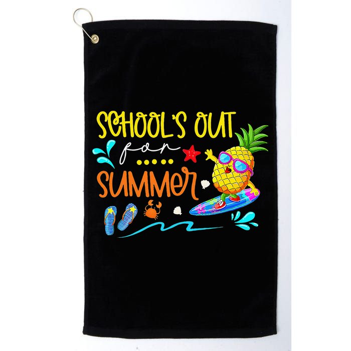 School Is Out For Summer Happy Last Day Of School Golf Towel