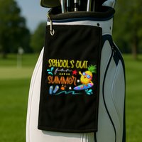 School Is Out For Summer Happy Last Day Of School Golf Towel