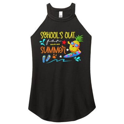 School Is Out For Summer Happy Last Day Of School Women's Perfect Tri Rocker Tank