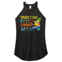 School Is Out For Summer Happy Last Day Of School Women's Perfect Tri Rocker Tank