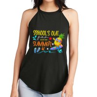 School Is Out For Summer Happy Last Day Of School Women's Perfect Tri Rocker Tank