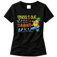 School Is Out For Summer Happy Last Day Of School Womens T-Shirt