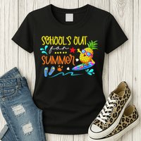 School Is Out For Summer Happy Last Day Of School Womens T-Shirt