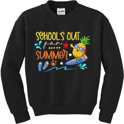 School Is Out For Summer Happy Last Day Of School Kids Sweatshirt
