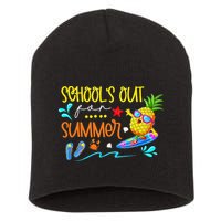 School Is Out For Summer Happy Last Day Of School Short Acrylic Beanie
