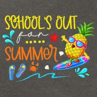 School Is Out For Summer Happy Last Day Of School Cotton Canvas Backpack