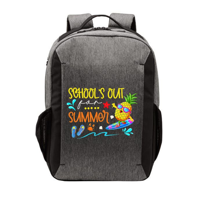 School Is Out For Summer Happy Last Day Of School Vector Backpack