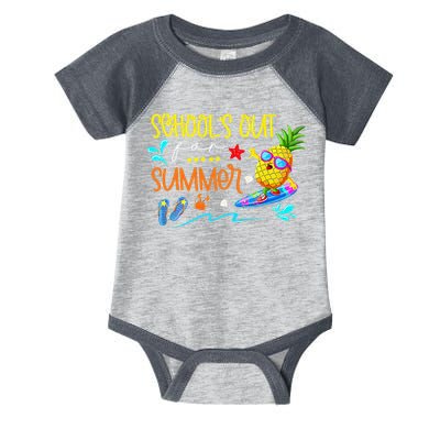School Is Out For Summer Happy Last Day Of School Infant Baby Jersey Bodysuit