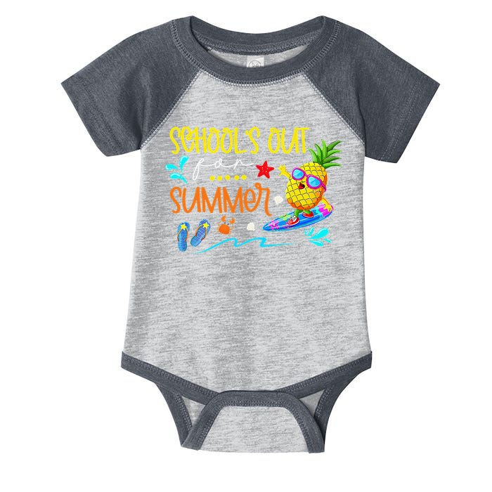 School Is Out For Summer Happy Last Day Of School Infant Baby Jersey Bodysuit