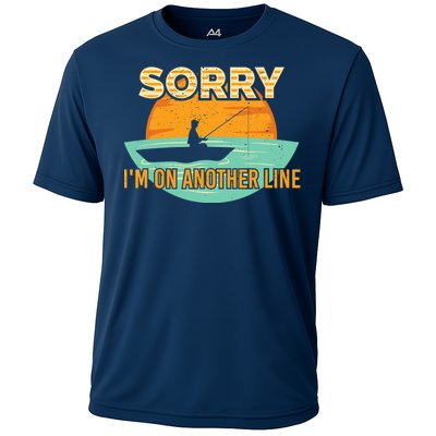 Sorry I'm on another line fishing hobby don't talk Cooling Performance Crew T-Shirt