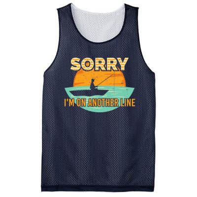 Sorry I'm on another line fishing hobby don't talk Mesh Reversible Basketball Jersey Tank