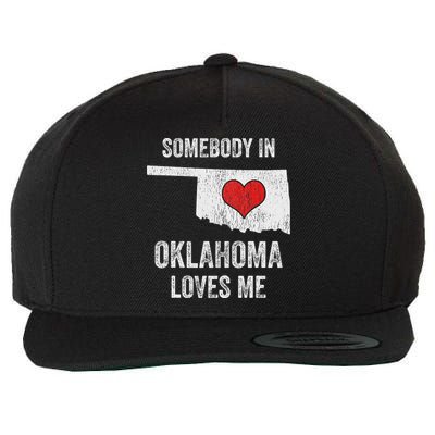 Somebody In Oklahoma Loves Me Wool Snapback Cap