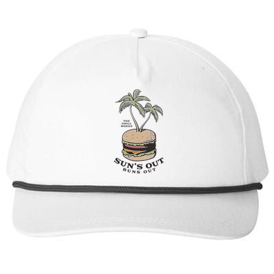 Sun Is Out Tee Buns Grilling Out Summer Bbq Spring Is Here Funny Gift Snapback Five-Panel Rope Hat