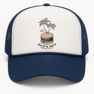 Sun Is Out Tee Buns Grilling Out Summer Bbq Spring Is Here Funny Gift Trucker Hat