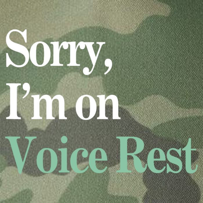 Sorry IM On Voice Rest Funny Vocal Legacy Tie Dye Trucker Hat