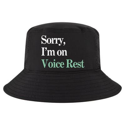 Sorry IM On Voice Rest Funny Vocal Cool Comfort Performance Bucket Hat