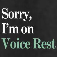 Sorry IM On Voice Rest Funny Vocal Cool Comfort Performance Bucket Hat