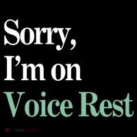 Sorry IM On Voice Rest Funny Vocal City Backpack