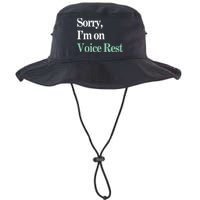 Sorry IM On Voice Rest Funny Vocal Bucket Hat