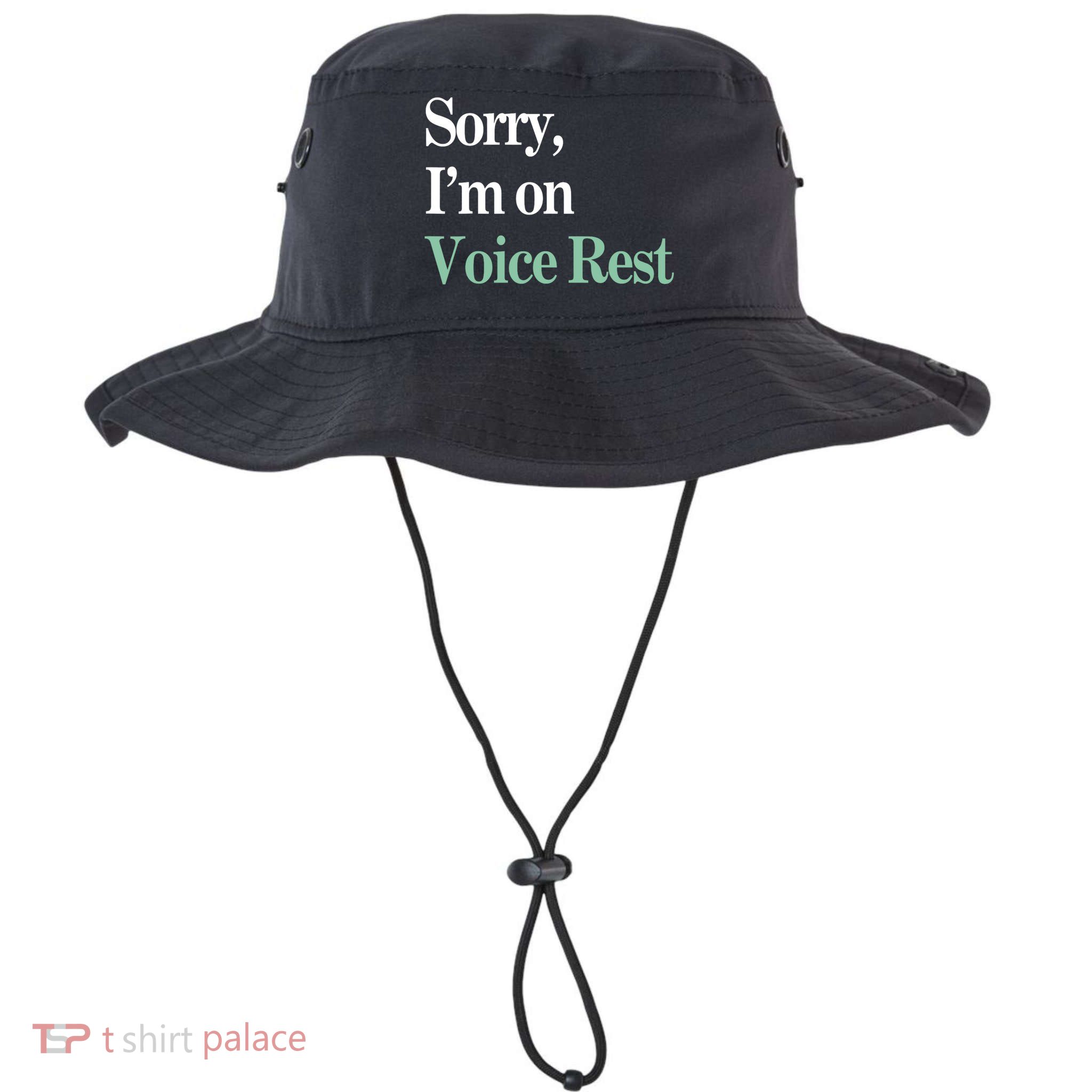 Sorry IM On Voice Rest Funny Vocal Bucket Hat