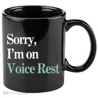 Sorry IM On Voice Rest Funny Vocal 11oz C Handle Ceramic Mug