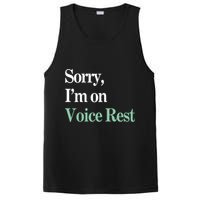 Sorry IM On Voice Rest Funny Vocal PosiCharge Competitor Tank