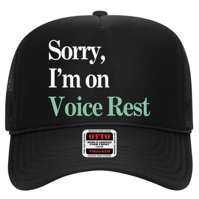 Sorry IM On Voice Rest Funny Vocal Trucker Hat