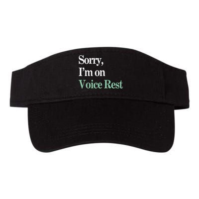 Sorry IM On Voice Rest Funny Vocal Visor