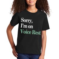 Sorry IM On Voice Rest Funny Vocal Kids T-Shirt