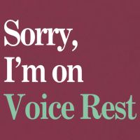 Sorry IM On Voice Rest Funny Vocal 16oz Travel Tumbler