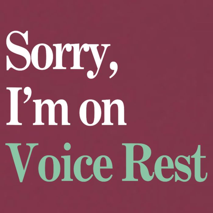 Sorry IM On Voice Rest Funny Vocal 16oz Travel Tumbler