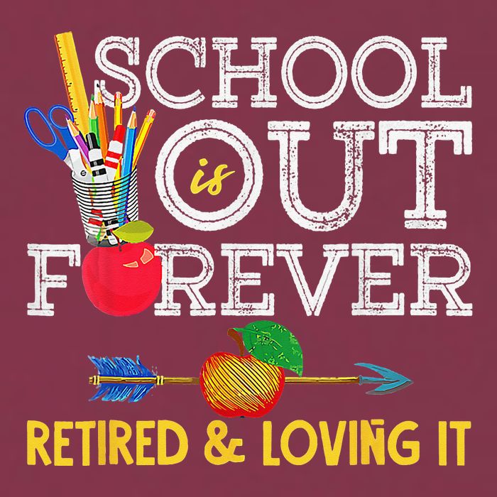 School Is Out Forever Retired And Loving It Retirement 16oz Travel Tumbler