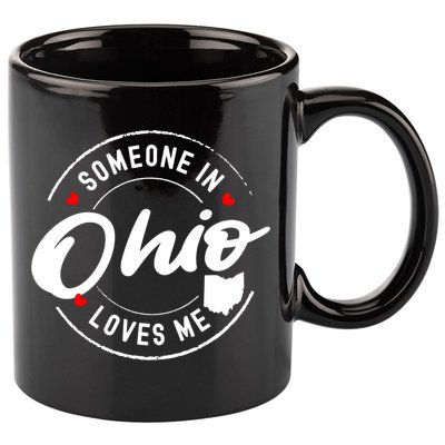 Someone In Ohio Loves Me Funny Gift 11oz C Handle Ceramic Mug