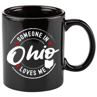 Someone In Ohio Loves Me Funny Gift 11oz C Handle Ceramic Mug