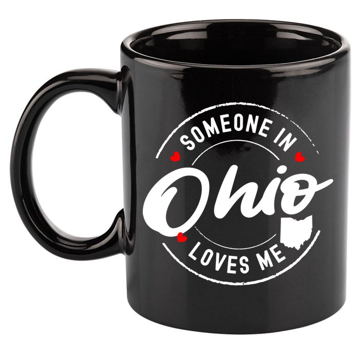 Someone In Ohio Loves Me Funny Gift 11oz C Handle Ceramic Mug