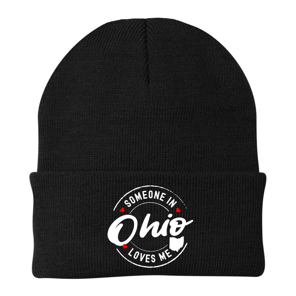 Someone In Ohio Loves Me Funny Gift Beanie