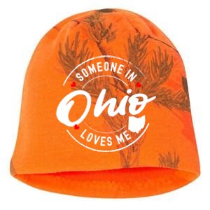 Someone In Ohio Loves Me Funny Gift Kati - Camo Knit Beanie