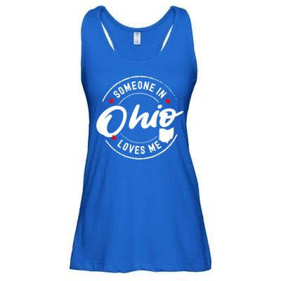 Someone In Ohio Loves Me Funny Gift Ladies Essential Flowy Tank