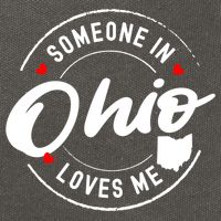 Someone In Ohio Loves Me Funny Gift Cotton Canvas Backpack