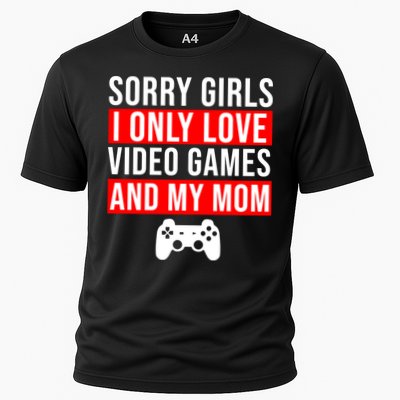 Sorry I Only Love Video Games And My Mom Performance Shirt