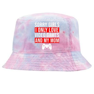 Sorry I Only Love Video Games And My Mom Tie-Dyed Bucket Hat