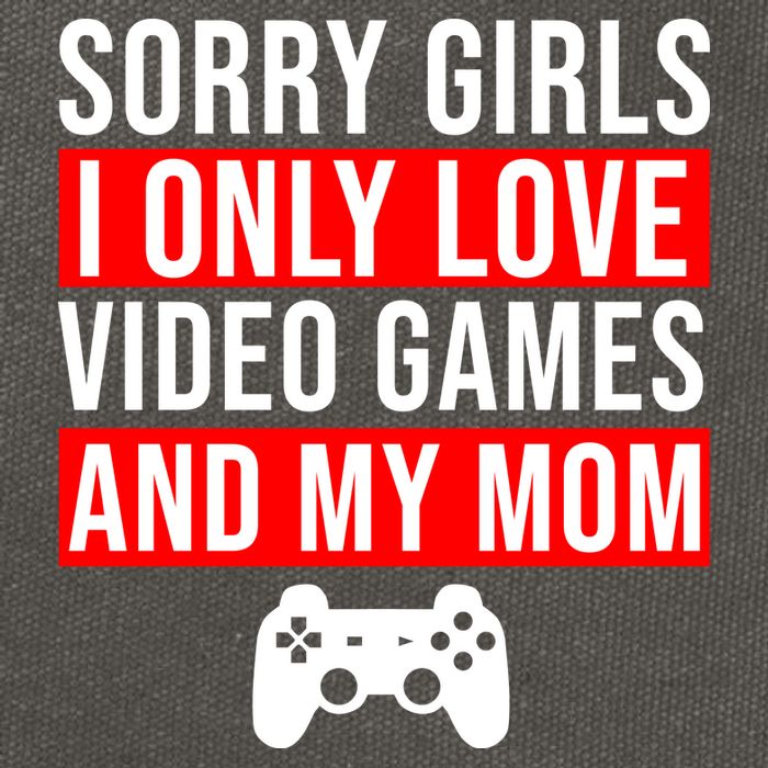 Sorry I Only Love Video Games And My Mom Cotton Canvas Backpack