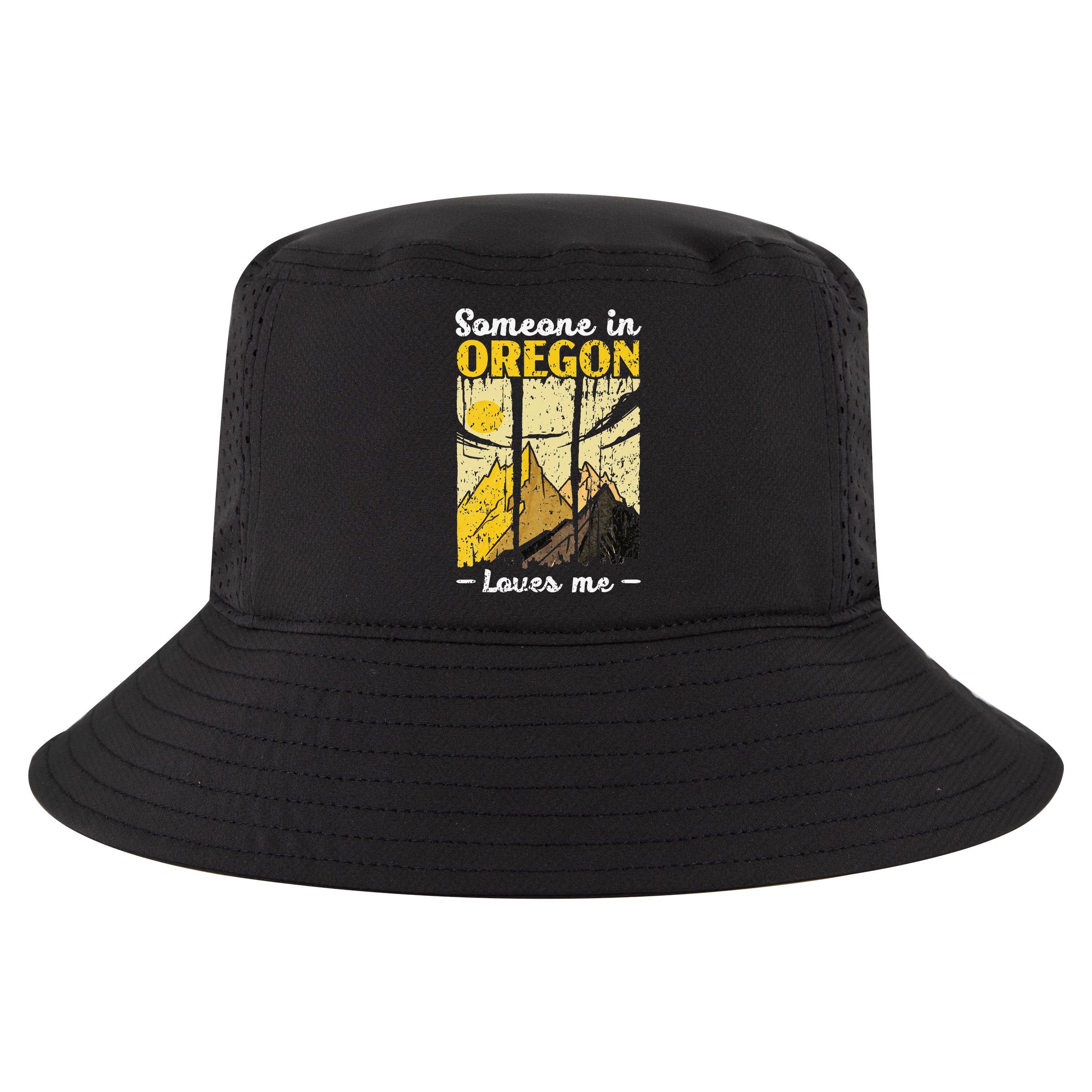 Someone In Oregon Loves Me USA America Oregonians Cool Comfort Performance Bucket Hat