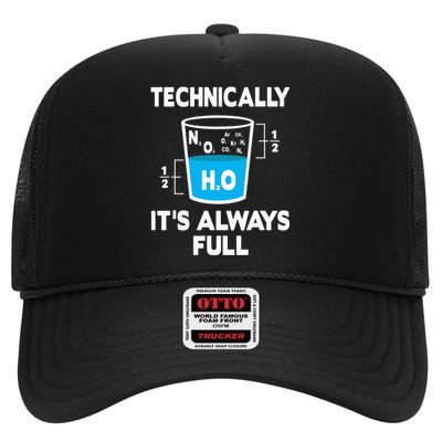 Science is Optimistic High Crown Mesh Back Trucker Hat